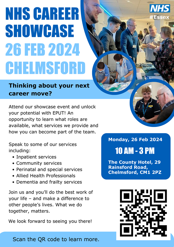 NHS Career showcase in Chelmsford